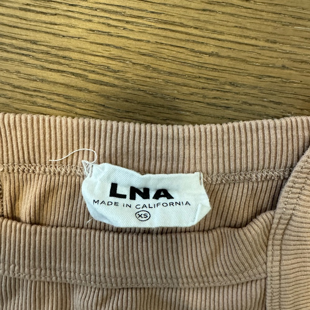 LNA Dylan Ribbed Tank XS - Picture 3 of 4